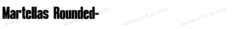 Martellas Rounded字体转换